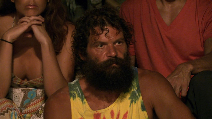 Scowling juror Rupert Scowling juror Rupert