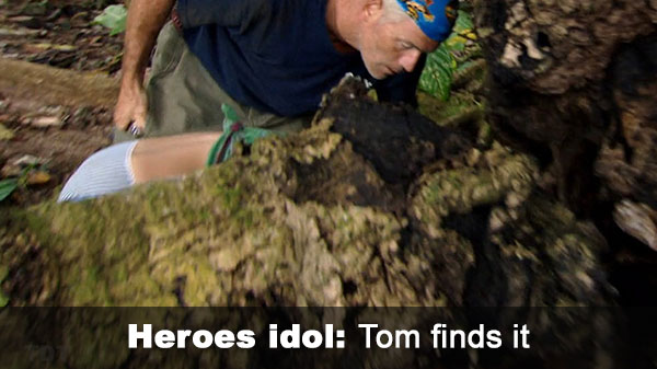 Tom finds idol