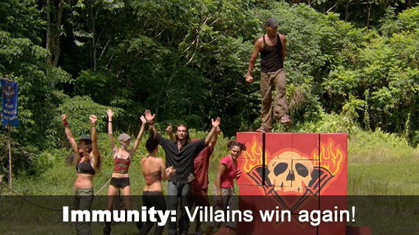 Villains win IC