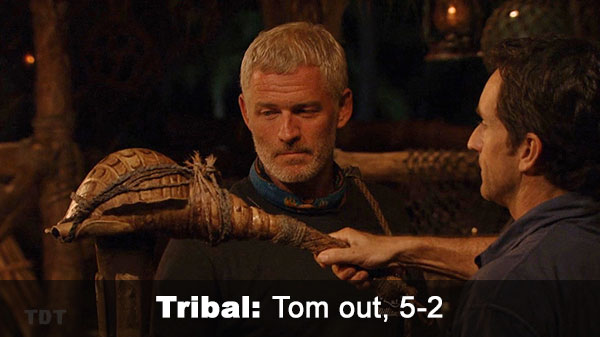 Tom out, 5-2