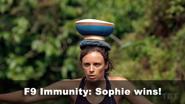Sophie wins immunity
