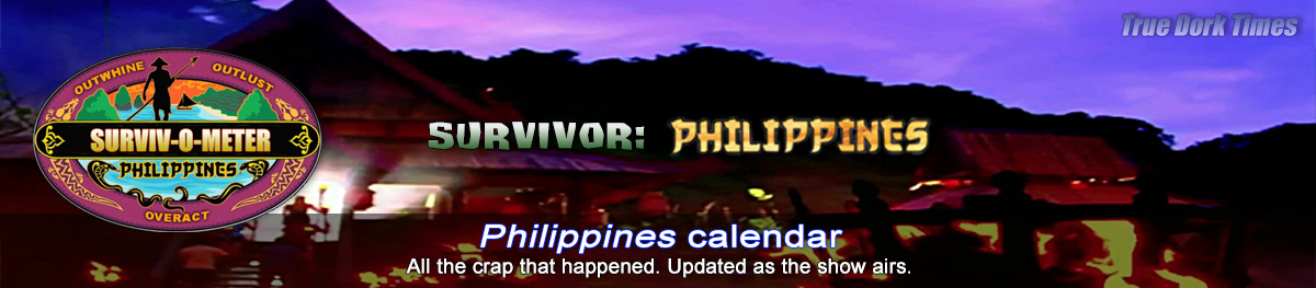Survivor 25: Philippines calendar