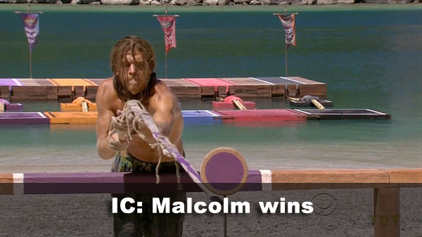Malcolm wins immunity