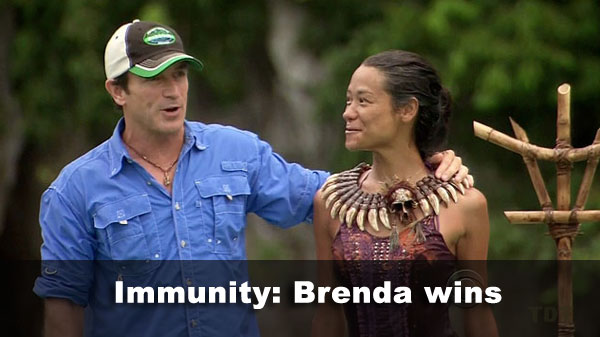 Brenda wins the IC