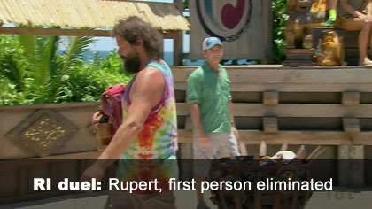 Rupert Boneham, first person out