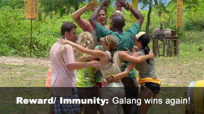 Galang wins immunity