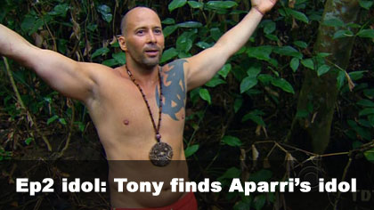 Tony finds Aparris idol