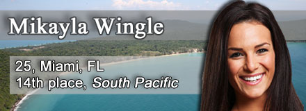 Mikayla Wingle, South Pacific