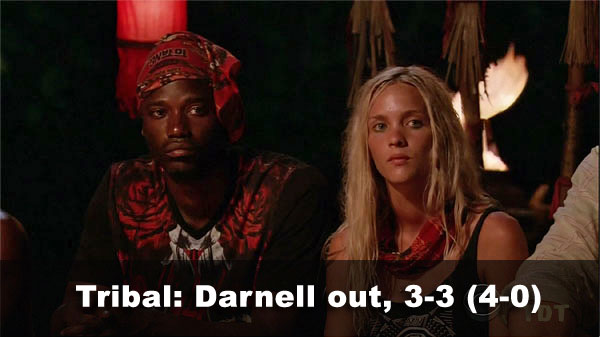 Darnell out, 3-3 (4-0)