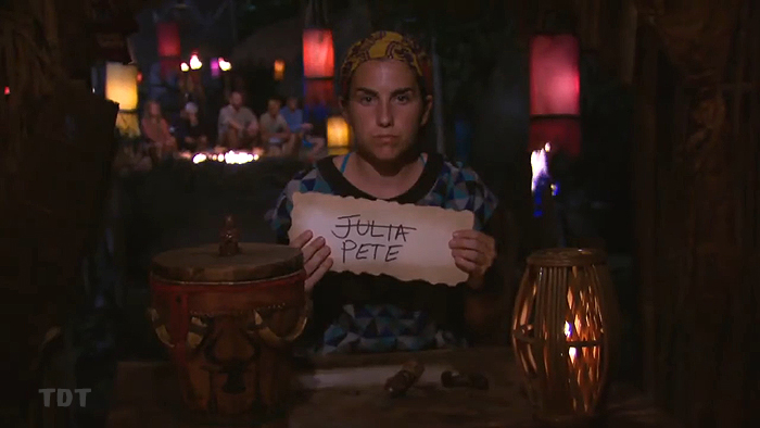 Aubry vote for Julia, er, Peter