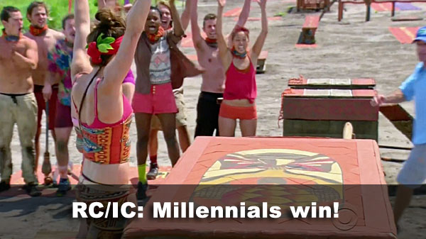 IC: Millennials win