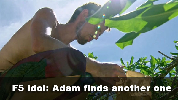 Adam finds an idol