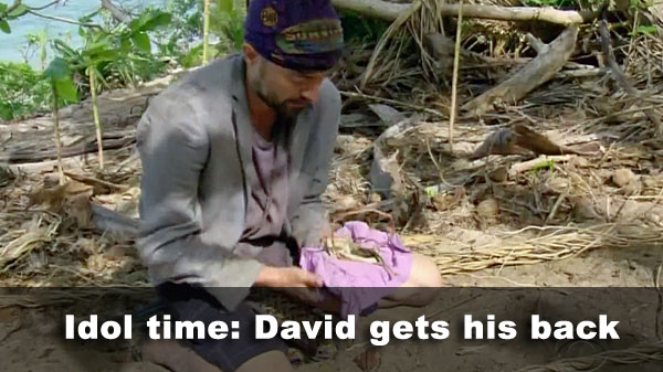 David finds another idol