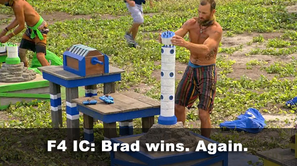 Brad wins F4 IC