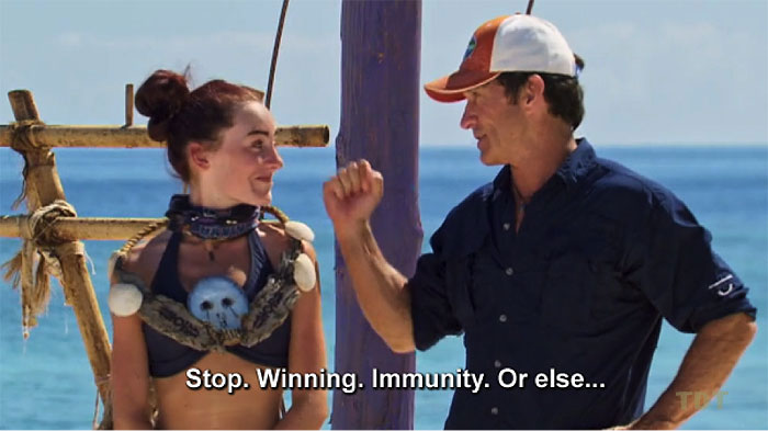 Stop. Winning. Immunity