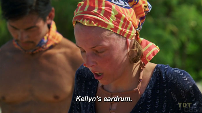 Kellyn's eardrum