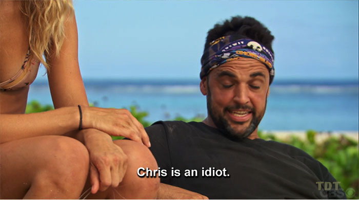 Chris is an idiot