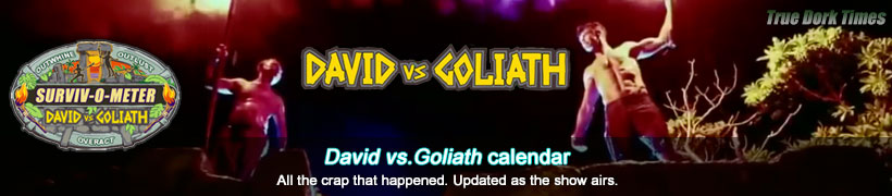 Survivor 37: David vs. Golaith calendar