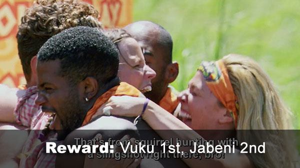 Vuku wins, Jabeni 2nd