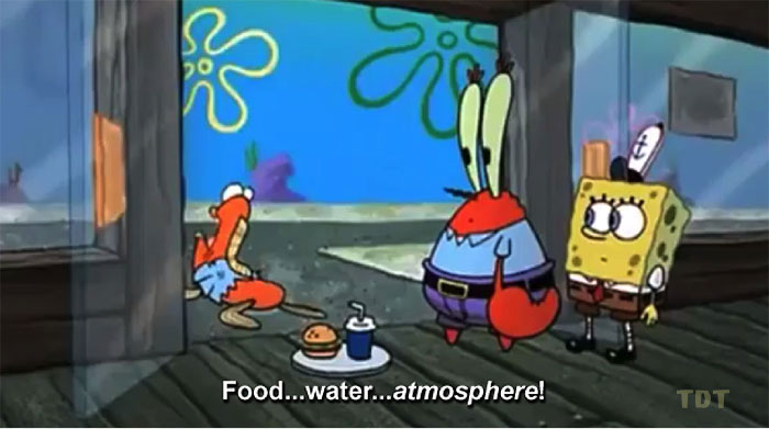 Food water atmosphere
