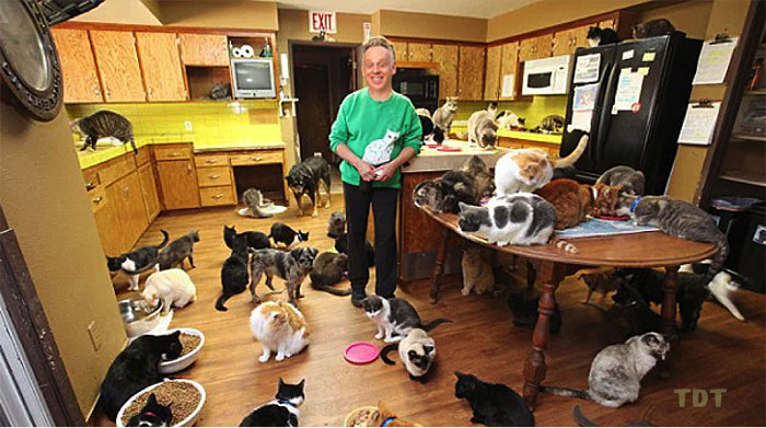 Crazy cat lady Mike White