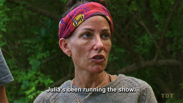 Julia's been running the show