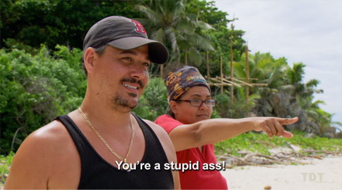 Sandra: You're a stupid ass