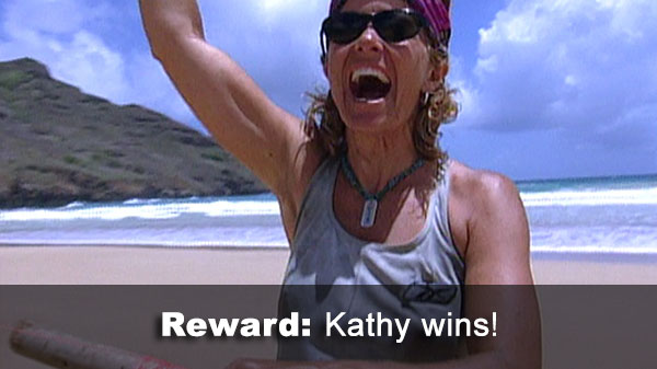 Kathy wins scuba trip