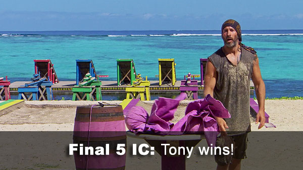 Tony wins IC