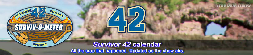 Survivor 42 calendar