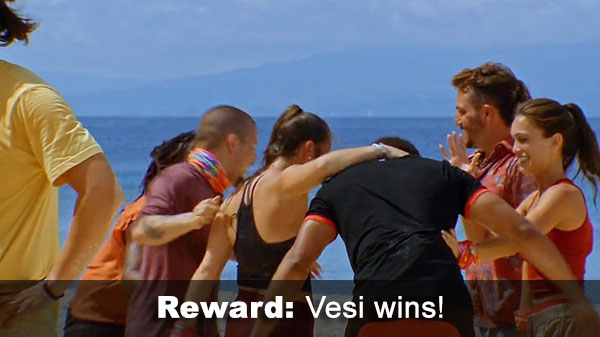 Vesi wins reward