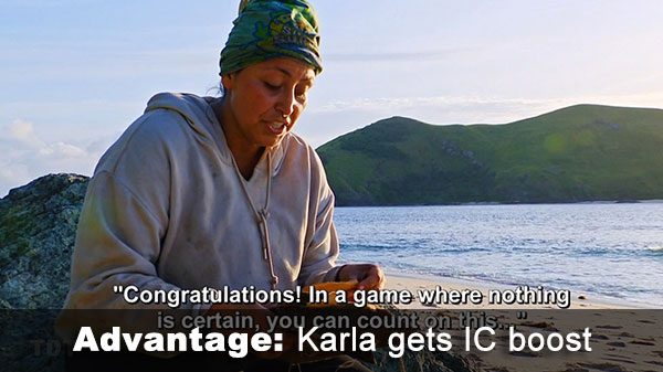 Karla gets IC advantage