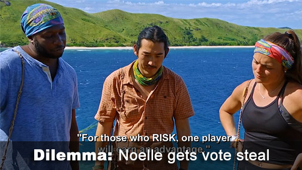 Noelle gets vote steal