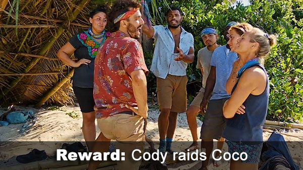 Cody raids Coco