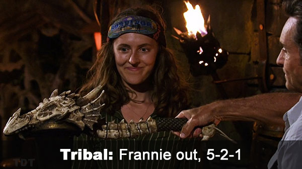Frannie out, 5-2-1