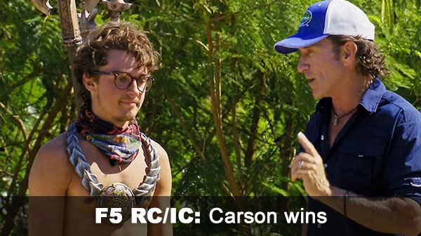 Carson wins F5 IC