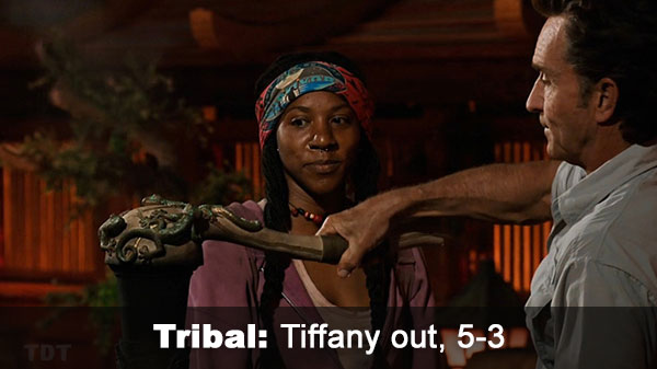 Tiffany out, 5-3