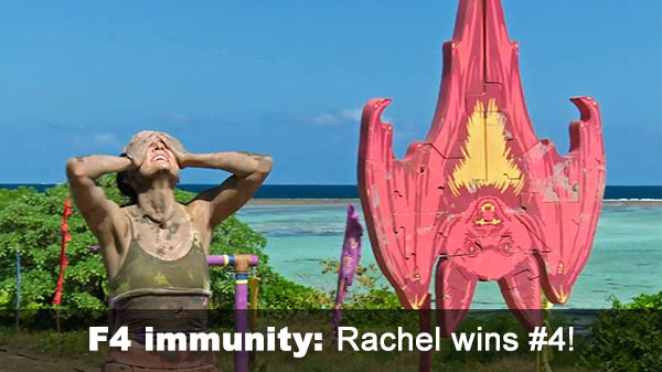 Rachel wins IC