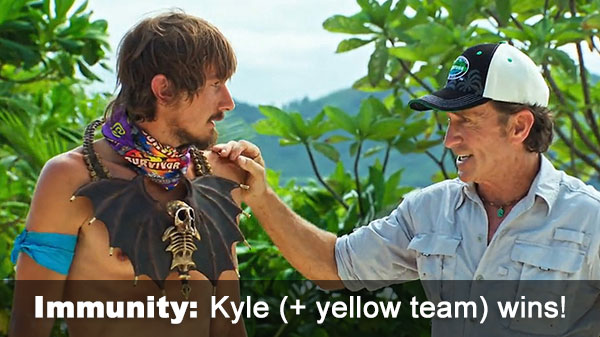 Yellow team, Kyle win IC