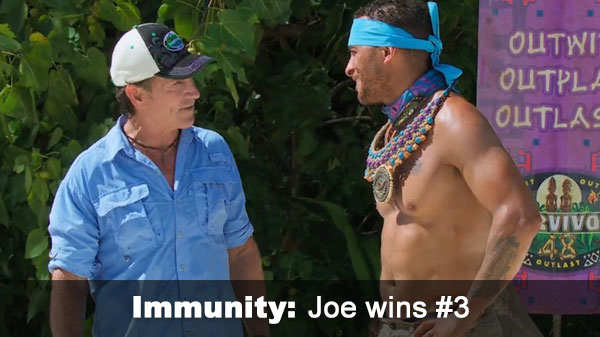 Joe wins IC