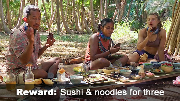 Sushi and noodles