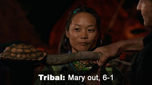 Mary out, 6-1