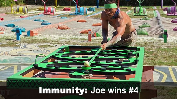 Joe wins IC