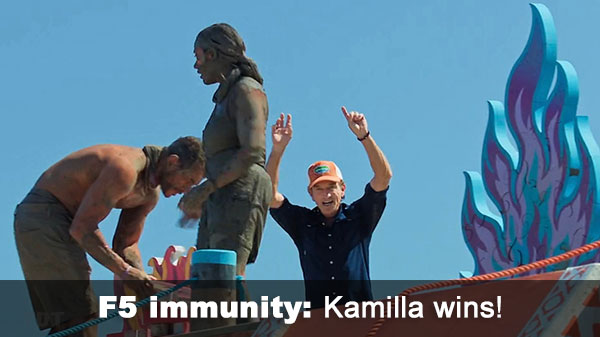Kamilla wins F5 IC