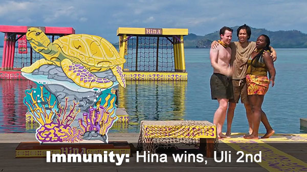 Hina wins, Uli 2nd