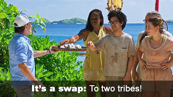 Swap to two tribes Swap to two tribes