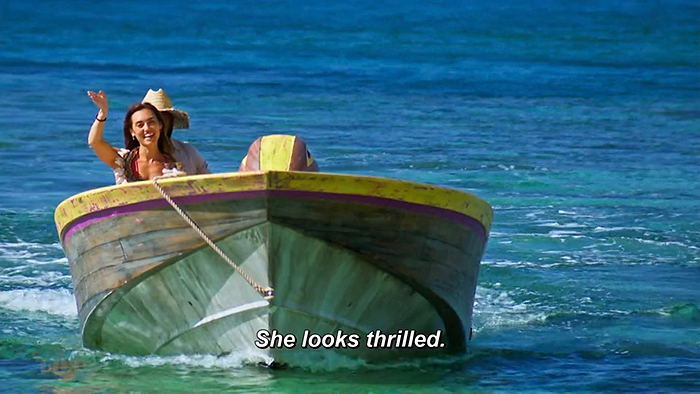 Savannah looks thrilled Savannah looks thrilled