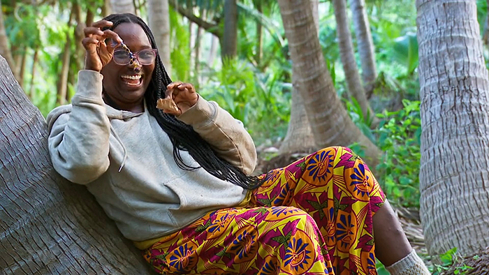 Kristina and her idol Kristina and her idol