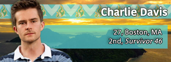 Charlie Davis, 27, Boston, MA