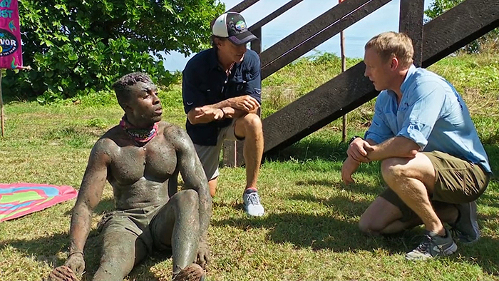 Kyle getting checked by Medical Kyle getting checked by Medical